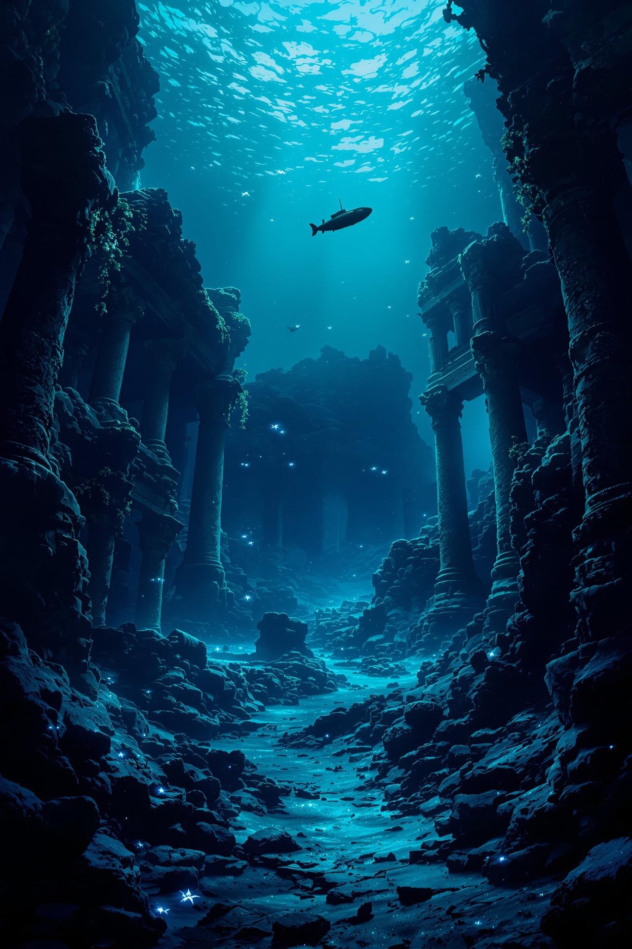 天启影视作品深海探秘海报